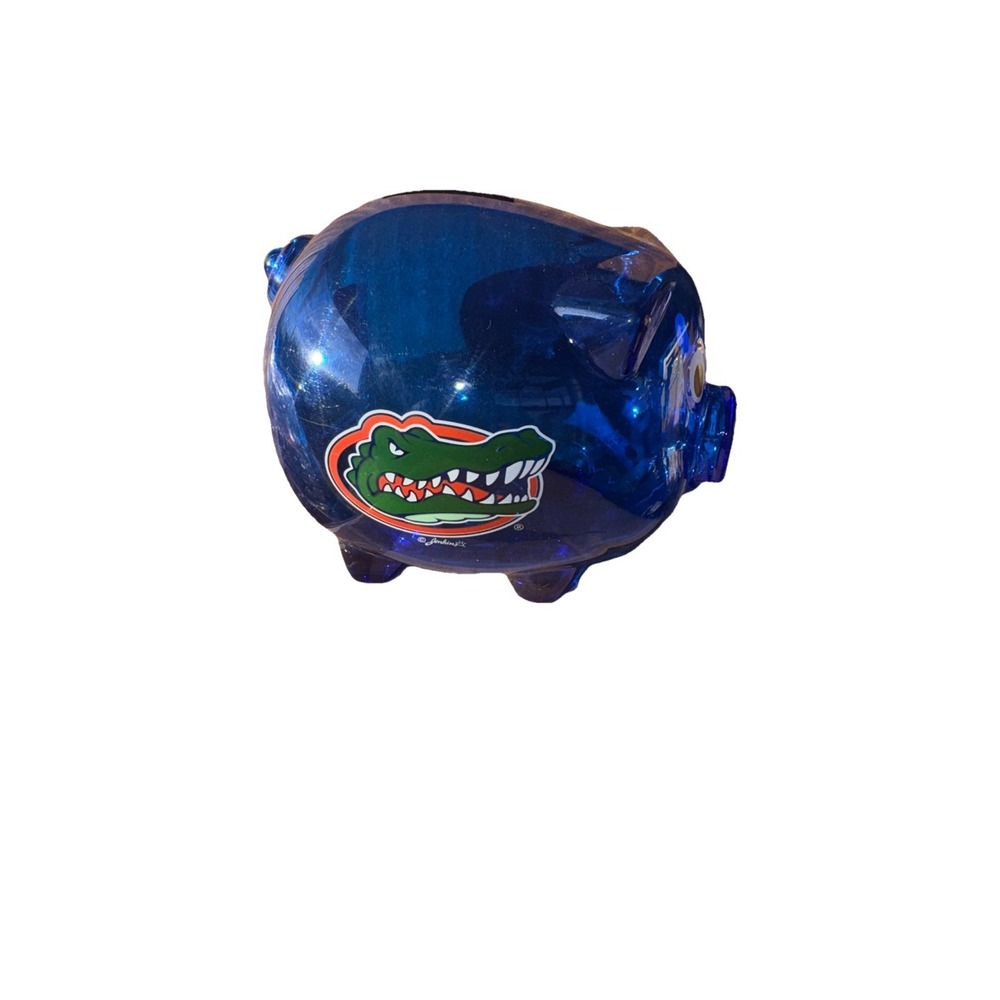 Florida Gators Collectible Premium Piggy Bank (5" L× 4"T) Tough (Gator Nation)